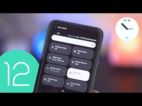 Android N Quick Settings changes