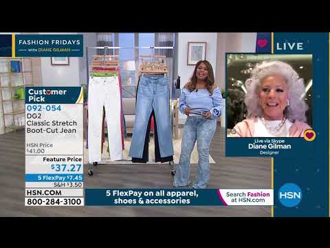 DG2 by Diane Gilman Classic Stretch BootCut Jean  Basic