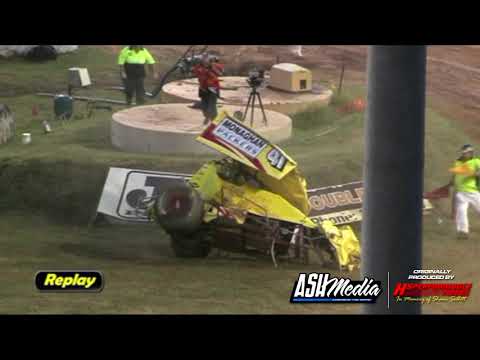 Sprintcars: Wayne Rowett Rollover - Archerfield Speedway [Classic Highlight]