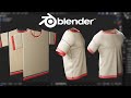 Blender 4 3 Make A Shirt Tutorial Cloth Sewing EASY