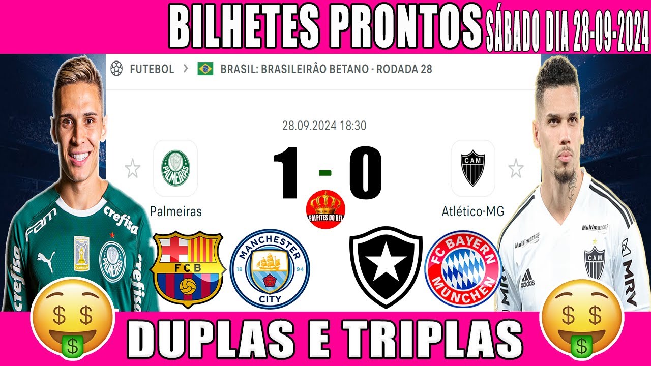 PALPITES DE FUTEBOL PRA HOJE DIA 28 09 2024   SÁBADO