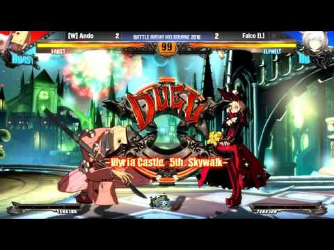 BAM8 - 2016 - GGXrd Revelator - GRAND FINAL - Ando (FA) vs Falco (EL)