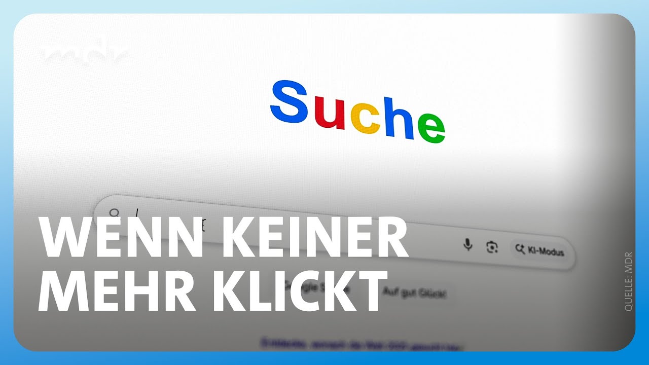 Wie KI-Suche die Vielfalt im Netz bedroht | MEDIEN 360G | MDR