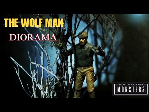 THE WOLF MAN DIORAMA
