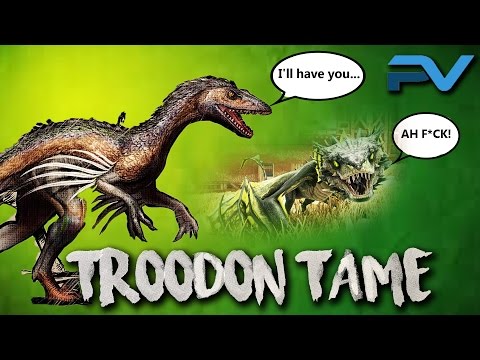 ARK: THE CENTER | TAMING A TROODON | SACRIFICING A BABY WYVERN!