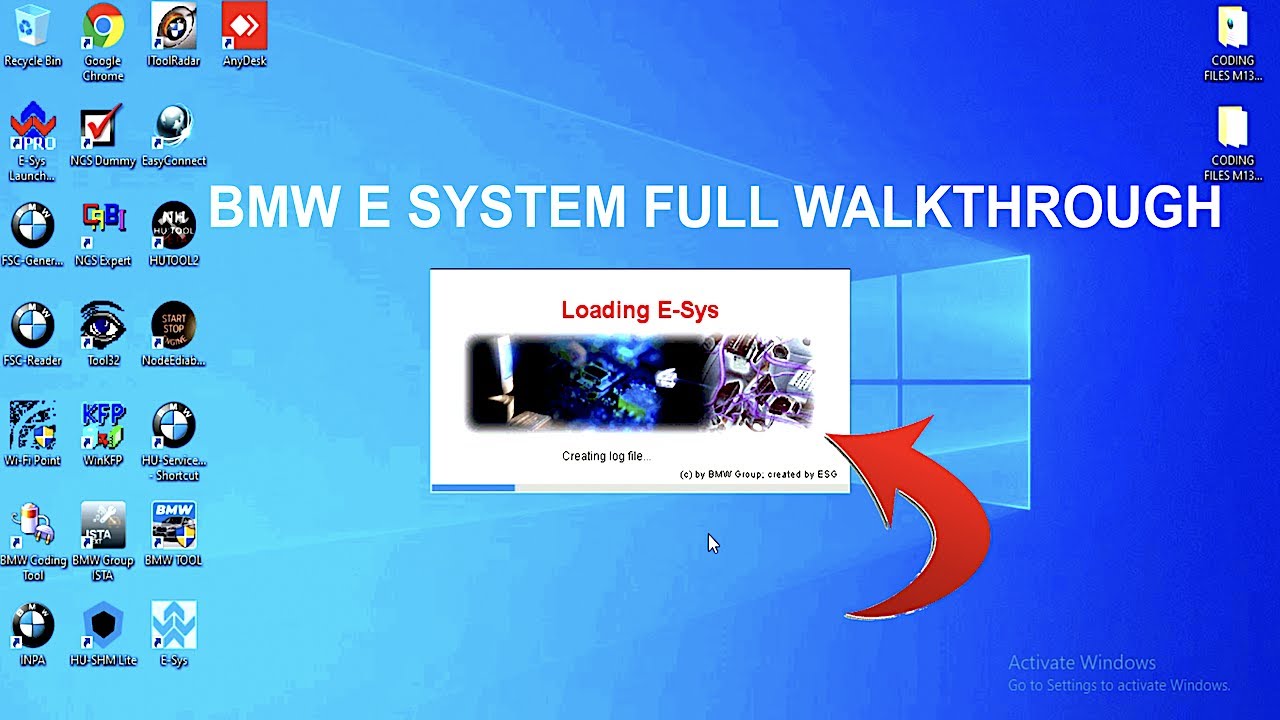 HOW TO USE  BMW E SYSTEM / E SYS FULL WALKTHROUGH 