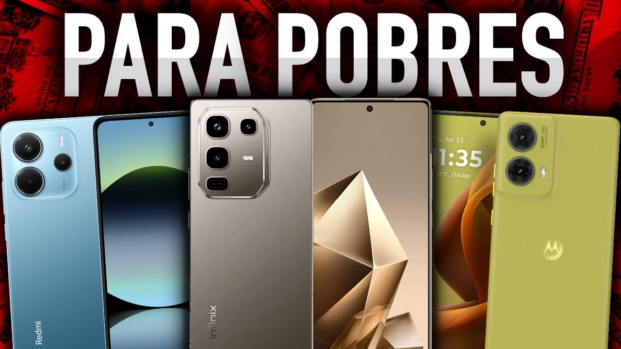 Top 3 MEJORES telefonos celulares ULTRA CALIDAD-PRECIO para COMPRAR en 2025