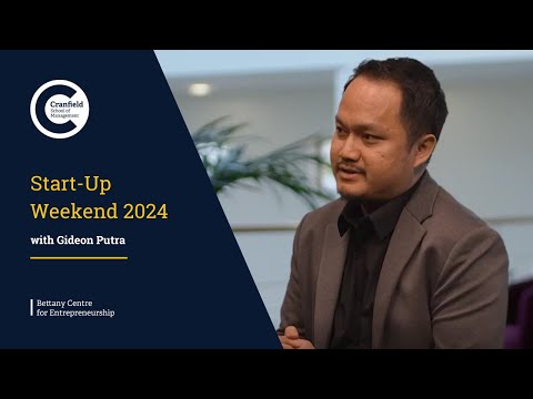 Start-Up Weekend 2024 - Hear from Gideon