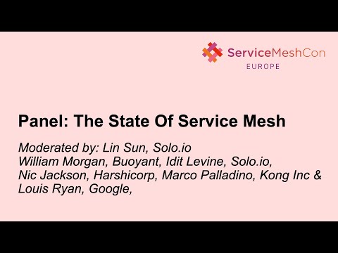 Panel: The State Of Service Mesh - I. Levine, M. Palladino, L. Ryan, L. Sun, W. Morgan, N. Jackson
