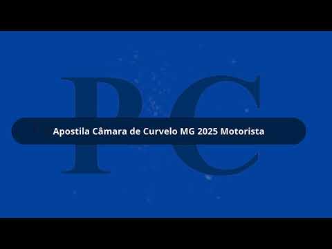 Apostila Câmara de Curvelo MG 2025 Motorista