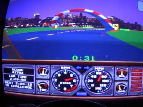 atari hard drivin arcade