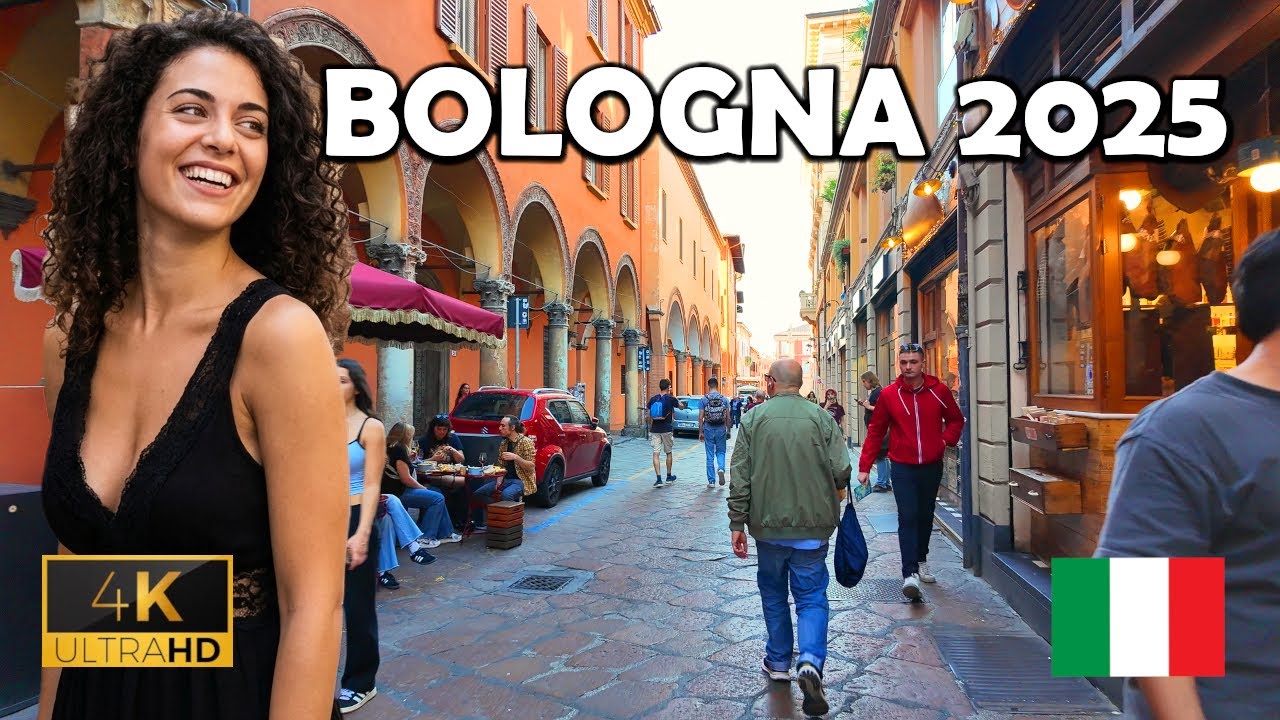 ⁴ᴷ⁶⁰ 🇮🇹 Bologna | Italy | Walking Around Old Town (April 2025) [4K]