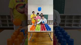 風船を浮かせてる間に自分のカップを集めろ！