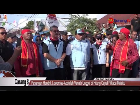 Hendrik Lewerissa-Abdullah Vanath Lead in Quick Count for Maluku Regional Election