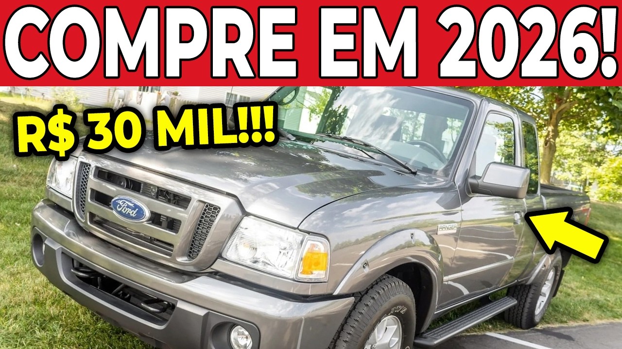 🚨 5 PICAPES BARATAS QUE SIMPLESMENTE SE RECUSAM A QUEBRAR! 😱