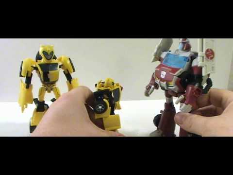 Video review of Transformers Animated; Activators Bumblebee