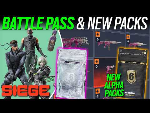 Battle Pass & New Packs - 6News - Rainbow Six Siege - Year 11 Alpha Packs, Black Ice Packs