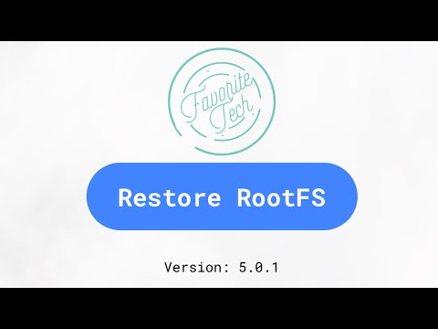 Restore RootFS Unc0ver 5.0.1
