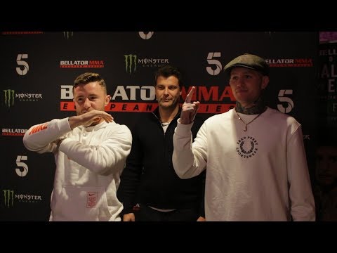Bellator Dublin: James Gallagher vs. Cal Ellenor Staredown - MMA Fighting