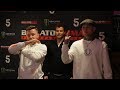 Bellator Dublin: James Gallagher vs. Cal Ellenor Staredown - MMA Fighting