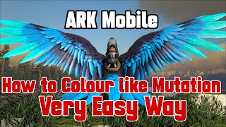 How to Colour Dinos like Natural Mutations | Easy Ways | ARK Mobile | GamerZ Point