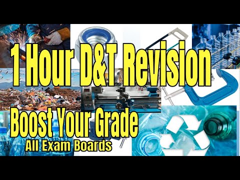 One hour of revision for GCSE Design and Technology !