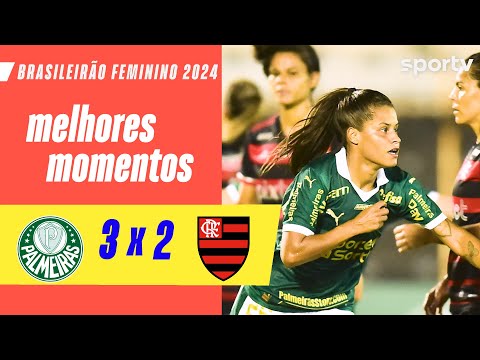 Gols e lances de Palmeiras x Flamengo