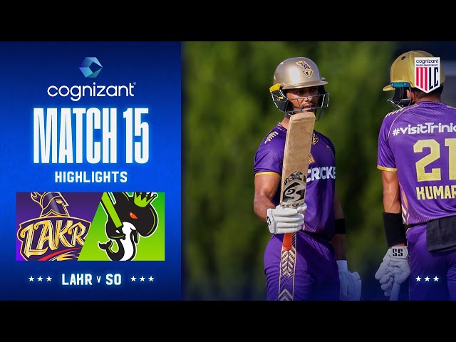 Cognizant Major League Cricket Game 15 Highlights | LA Knight Riders vs Seattle Orcas