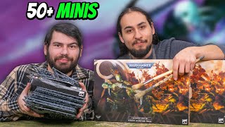 Two Idiots! 50+ Minis! Rushing to Finish Our NEW 40k Armies!