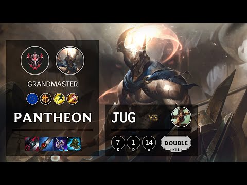 Pantheon Jungle vs Nidalee - EUW Grandmaster Patch 10.15