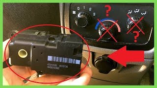 Replacing Rear AC Blend Door Actuators Chevy Trailblazer 2002 EXT LT Hot/Cold  & Head/Feet