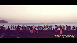 preview picture of video '#Gracelin holiday ke Pantai Pangandaran untuk yang ke-2 kalinya.'
