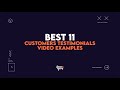 11 Best Testimonial Examples By Yum Yum Videos