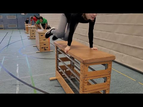 Koordinations-  und Kräftigungstraining an der Kastenbahn