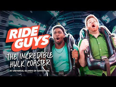 Hulking Out On SEVEN Inversions! The Incredible Hulk Coaster | Ride Guys