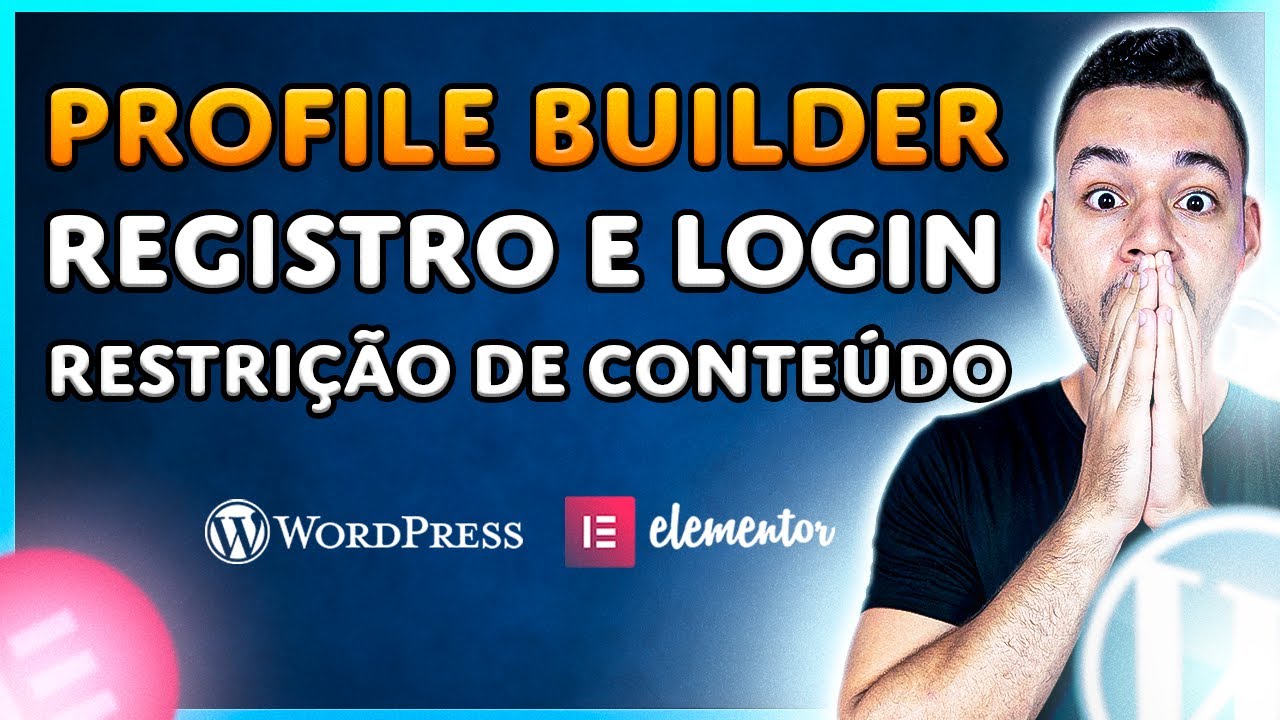 Como Criar PROFILE BUILDER GRÁTIS Com Login e Registro (+ Liberar Conteúdo Usuário Logado)