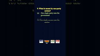 Political Parties CBSE Class 10 #mcqs #politicalpartiesclass10