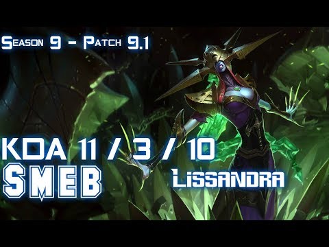 Smeb LISSANDRA vs URGOT Top - Patch 9.1 KR Ranked