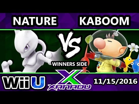 S@X 176 - Nature (Mewtwo) Vs. Kaboom (Olimar) - SSB4 Tournament - Smash for Wii U - Smash 4