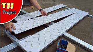 Download lagu Bikin sendiri daun pintu baja ringan pvc plafon, minimalis tahan air dan rayap mp3