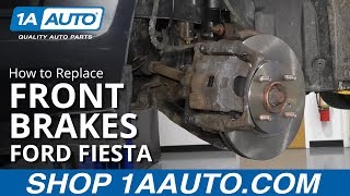 How to Replace Front Brakes 11-16 Ford Fiesta