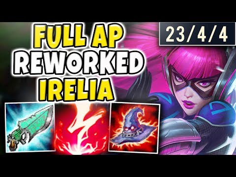 THIS AP REWORKED IRELIA BUILD WILL BE NERFED! INSTANT ONE-SHOTS, INVINCIBILITY - League of Legends