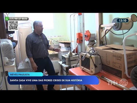 Santa casa de Neves Paulista vive uma das piores crises da história da instituição