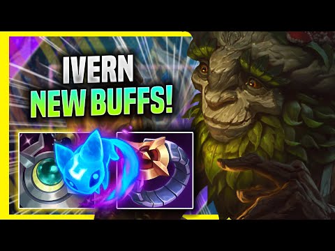 KOREAN CHALLENGER PLAYS IVERN WITH NEW BUFFS! - Korean Challenger Plays Ivern JUNGLE vs Poppy!