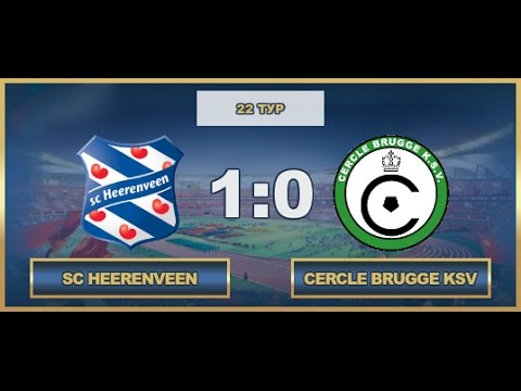 AFL. Benelux. Premier Division. Tour 22. SC Heerenveen - Cercle Brugge KSV