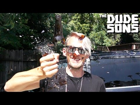Breakaway Glass Bottle Smash Challenge - The Dudesons