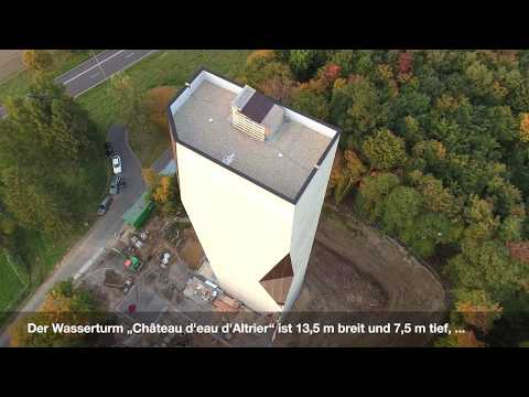 Château d‘eau d‘Altrier - Bauprojekt-Optimierung mit Concremote