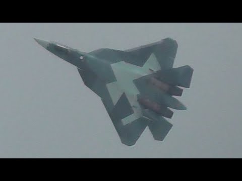 SUKHOI SU-57 IGNORE GRAVITY @ MAKS AIRSHOW