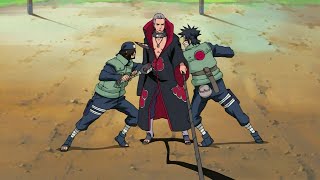 Hidan usa sua habilidade para matar Asuma - Hidan vs Asuma | Naruto Shippuden
