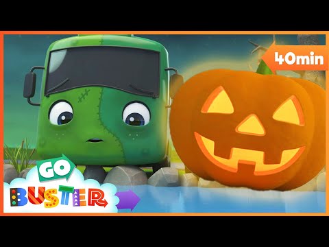 Zombie Buster At The Carwash | Halloween Collection! Go Buster | Baby Cartoon | Kids Video